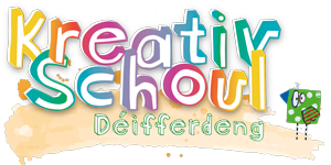 Kreativschoul Déifferdeng logo